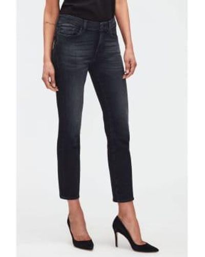 7 For All Mankind Luxe Vintage en cualquier momento Roxanne Anwle Jeans - Azul