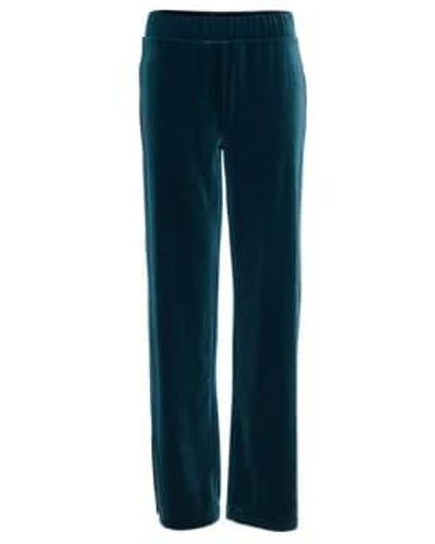 B.Young Perlina Straight Trousers - Blue