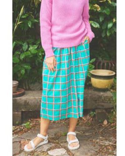 Lowie Check Skirt Small - Green