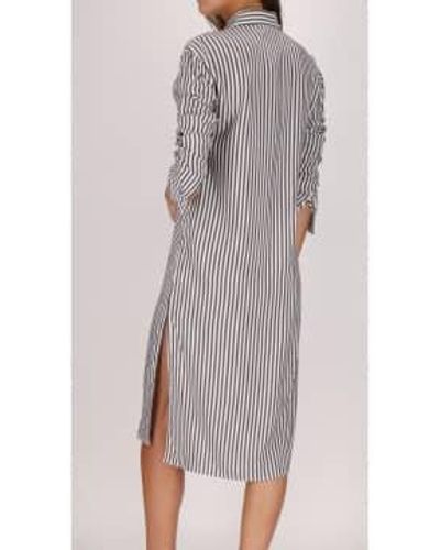 Les Tropeziennes Anse Striped Dress Xs - Grey