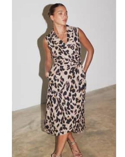 Never Fully Dressed Brooklyn Dress Leopard 8 - Multicolour