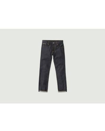 Nudie Jeans Jeans slim d'original Grim Tim Dry Original - Bleu