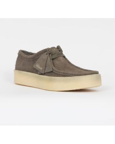 Clarks Wallabee Cup Suede Shoes In - Neutro