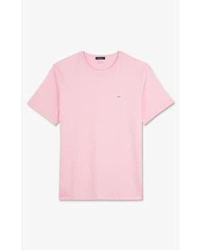 Eden Park Rosa baumwoll -pima -t -shirt - Pink