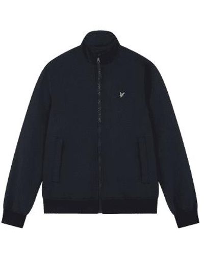 Lyle & Scott Fleece Lined Funnel Jacket Dark Navy - Blu