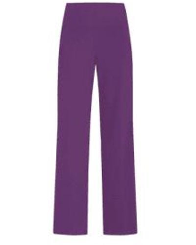 Sisters Point Neat Pants S - Purple