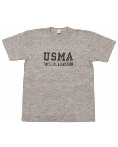 Buzz Rickson's Usma Pt T Shirt Heather L - Grey