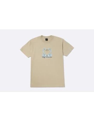 Huf Swan sog t-shirt clay - Neutro