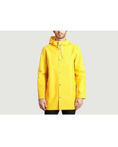 Stutterheim Stockholm Rain Coat Xs - Yellow
