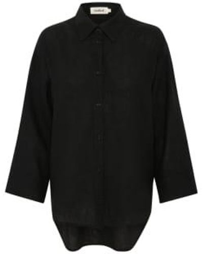 Soaked In Luxury Vinda Shirt Xs - Black