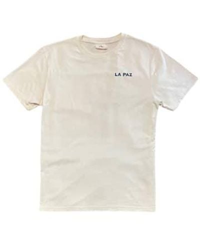 La Paz Dantas Palm T Shirt Ecru - Bianco
