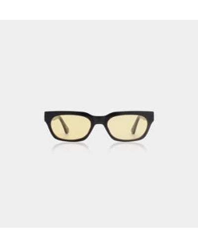 A.Kjærbede /yellow Bror Sunglasses O/s - Metallic