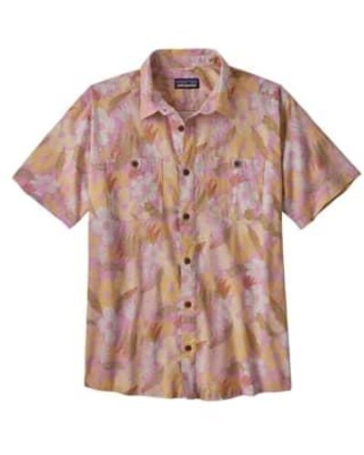 Patagonia Camicia Back Step Uomo Channeling Spring/milkweed S - Pink