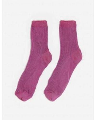 Bellerose First Socks Bougainvillier 37 37-39 - Purple