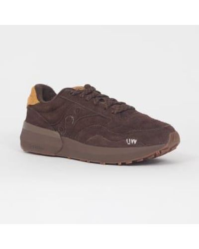 Saucony X Universal Works Collaboration Jazz Nxt Sneakers - Brown