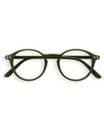 Izipizi Khaki Style D Reading Glasses 1 + - Black
