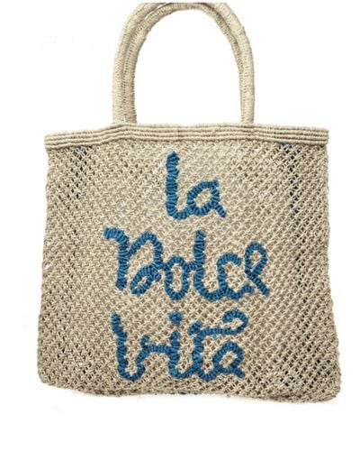 the Jacksons beige Large Ciao Bella Tote Bag