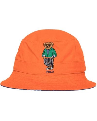 Le bob pur coton logo brodé, Polo Ralph Lauren, Chapeaux pour Homme