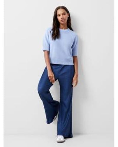 French Connection Scarlette Trousers-midnight -74wag Xs(uk6-8) - Blue