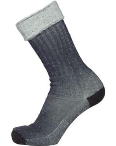 Knowledge Cotton 83066 1 Pack Low Terry Socks T Eclispe - Blu