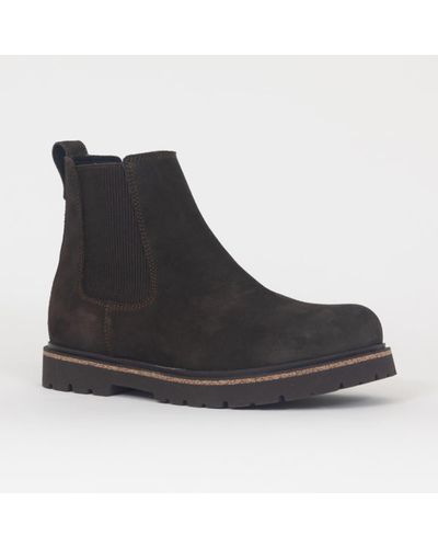 Birkenstock Highwood Chelsea Boot en marron - Noir