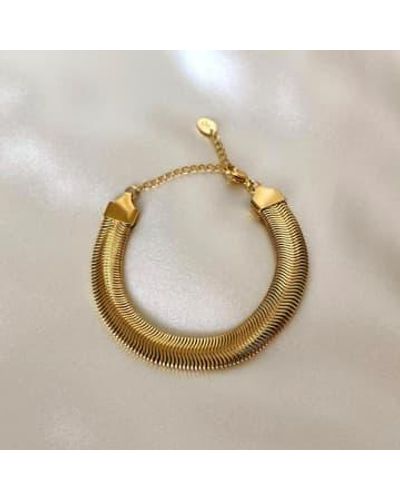 Anisa Sojka Flat Snake Bracelet - Metallizzato