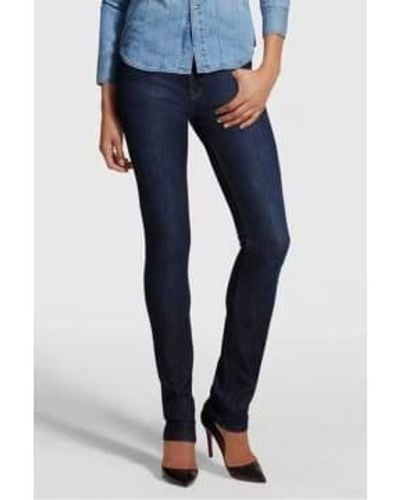 DL1961 Coco Curvy Straight Jeans - Blue