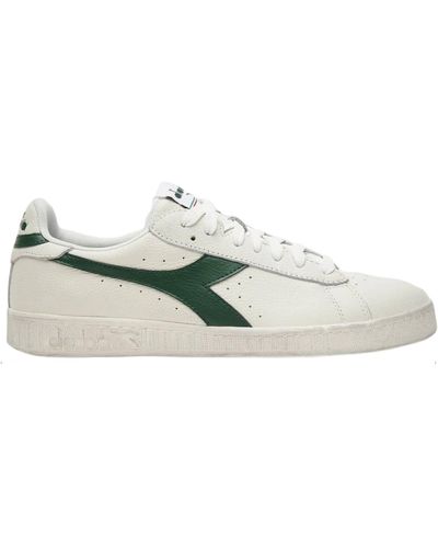 Diadora Game L Low Waxed Trainers in White for Men | Lyst