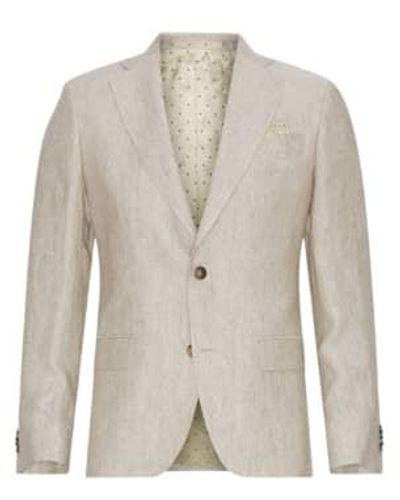 Sand Copenhagen Copenhagen Sherman Classic Fit Suit 44 Beige - Gray