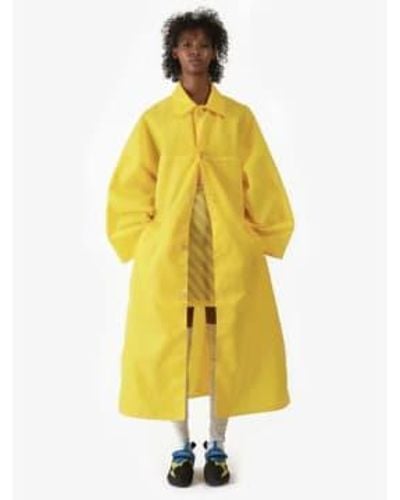 Bielo Kim long coat amarillo