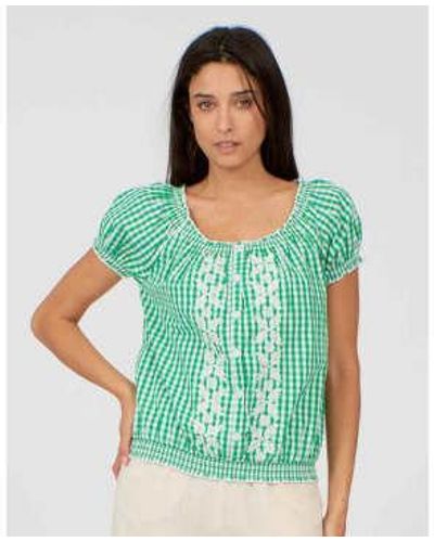 Lilac Rose Pretty Vacant Alison Top - Green