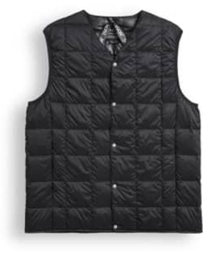 Taion V-neck Button Down Vest Xxl - Black