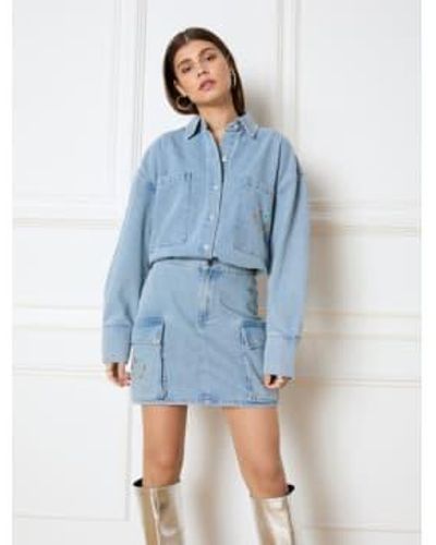 Refined Department Or Ginny Blouse Light Blue