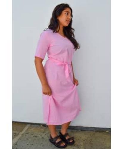 Fransa Maddie Frosting Dress - Pink