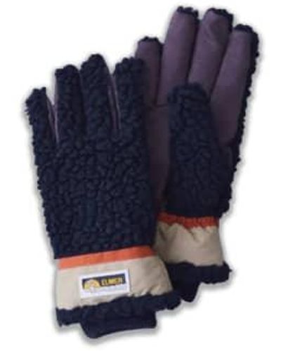 Elmer Gloves Leitfähiger handschuh mit tiefem wollflor, marineblau