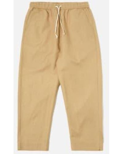 Universal Works Judo Pant Linen Cotton Suiting Sand 32 - Natural
