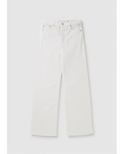Replay Womens Laelj Jeans In Butter 1 - Bianco