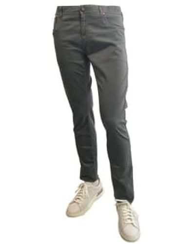 richard j. brown Jean emblématique en coton stretch coupe slim modèle tokyo en gris t252.451