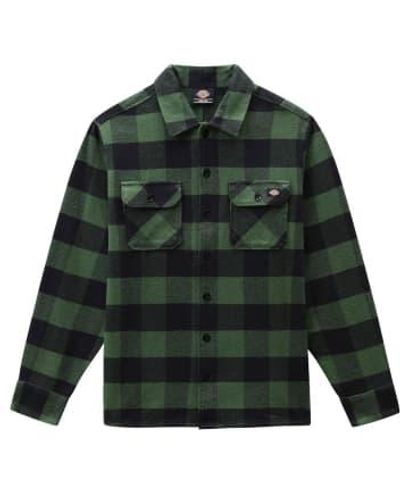 Dickies Sacramento Shirt Pine 2 - Verde