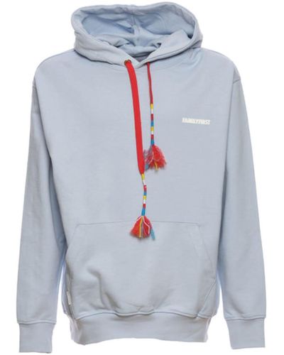 FAMILY FIRST Hoodie Symbol Light Blue