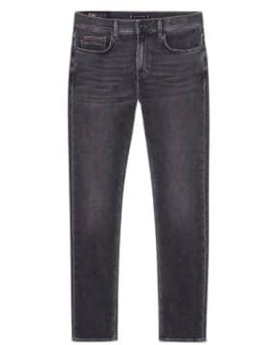 Tommy Hilfiger Straight Fitted Faded Denton 1B3 Jeans - Blu