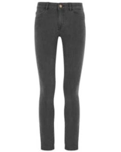 DL1961 Dark Charcoal Florence Skinny Jeans Battle 29 - Grey