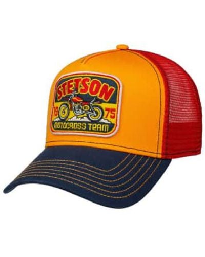 Stetson Trucker Cap Motorcross Team - Orange