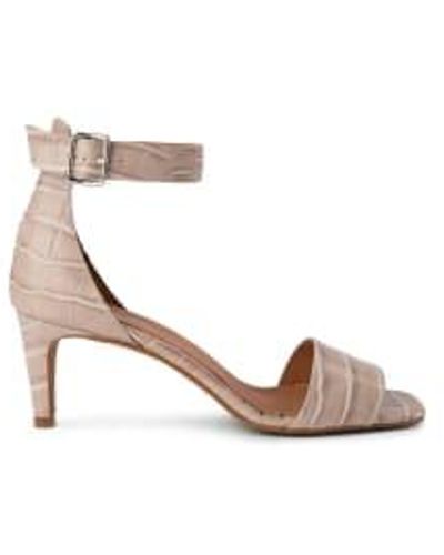 Shoe The Bear Croco Rosana Sandal 1 - Metallizzato