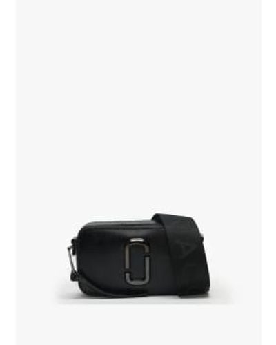 Marc Jacobs The Snapshot Dtm Leather Camera Bag - Black