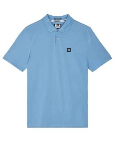Weekend Offender Caneiros Short-sleeved Polo Shirt - Blue