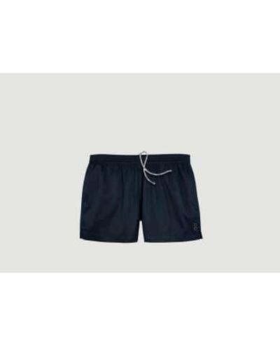 Ron Dorff Breathable Canvas Sport Shorts - Blu