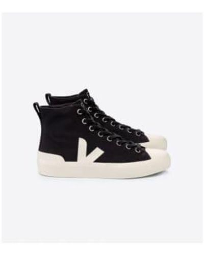 Veja Wata Ii Pierre Canvas Shoes Unisex - Nero