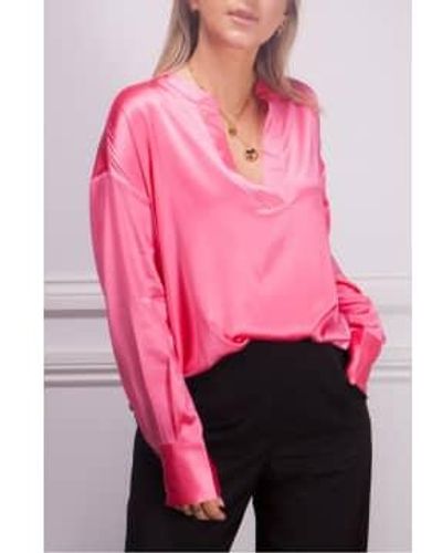 Charlotte Sparre Blusa chispeante en rosa