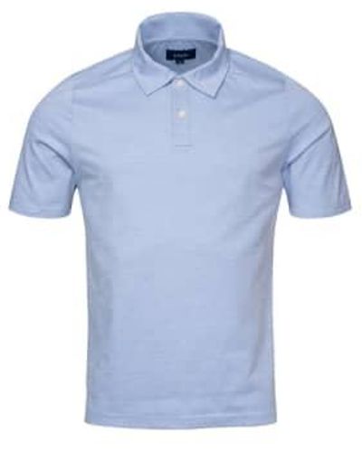 Eton Hellblaues weiches touch -polo -hemd 10001077022